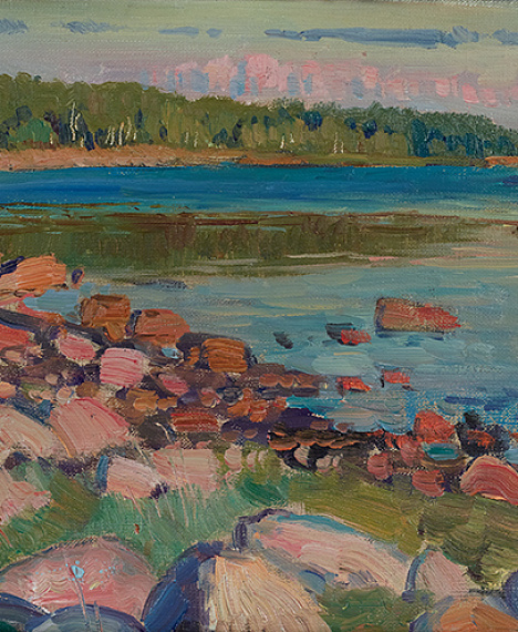 А. Щемелинский. Вечер на Соловках.. 2023 г.